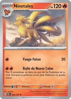 Ninetales #029/197 · Pokémon
