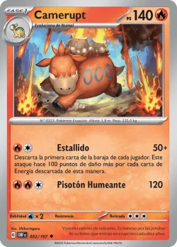 Camerupt #032/197 · Pokémon