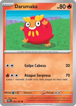 Darumaka #034/197 · Pokémon
