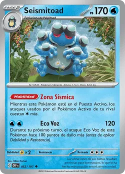 Seismitoad #052/197 · Pokémon