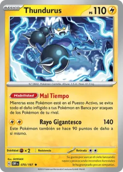 Thundurus #070/197 · Pokémon