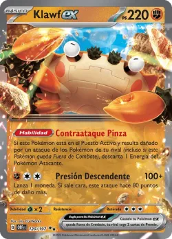 Klawf ex #120/197 · Pokémon
