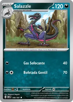 Salazzle #140/197 · Pokémon