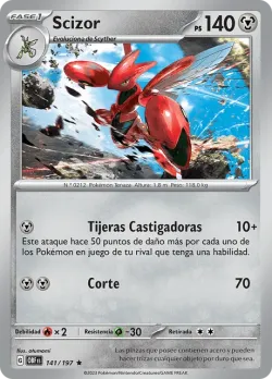 Scizor #141/197 · Pokémon