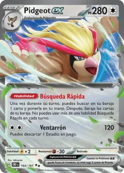 Pidgeot ex #164/197 · Pokémon