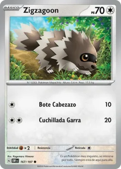Zigzagoon #167/197 · Pokémon