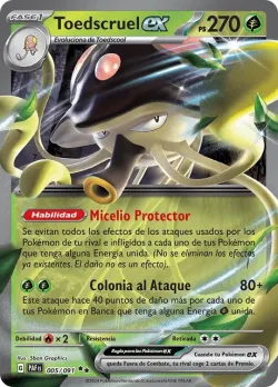 Toedscruel ex #005/091 · Pokémon