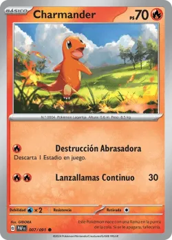 Charmander #007/091 · Pokémon