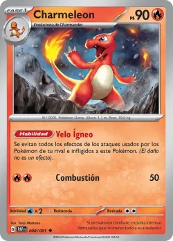 Charmeleon #008/091 · Pokémon