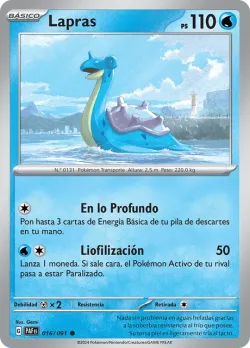 Lapras #016/091 · Pokémon