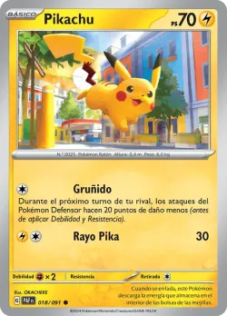 Pikachu #018/091 · Pokémon