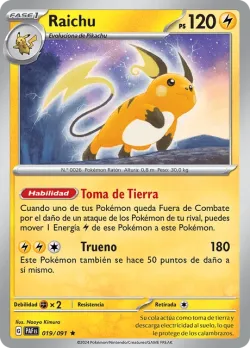 Raichu #019/091 · Pokémon