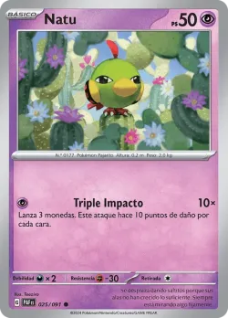 Natu #025/091 · Pokémon