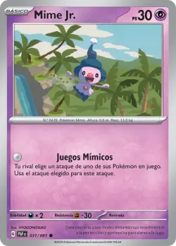 Mime Jr. #031/091 · Pokémon