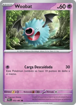 Woobat #032/091 · Pokémon
