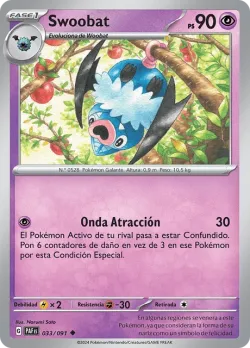 Swoobat #033/091 · Pokémon