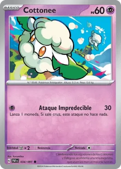 Cottonee #034/091 · Pokémon