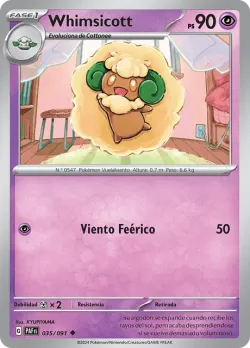 Whimsicott #035/091 · Pokémon
