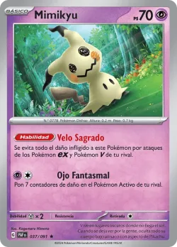 Mimikyu #037/091 · Pokémon