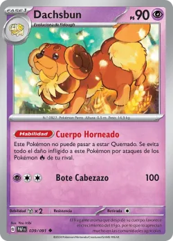 Dachsbun #039/091 · Pokémon