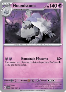 Houndstone #043/091 · Pokémon