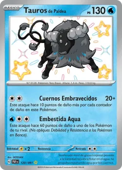 Paldean Tauros #120/091 · Pokémon
