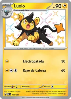 Luxio #136/091 · Pokémon