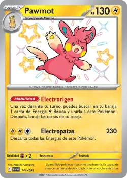 Pawmot #144/091 · Pokémon