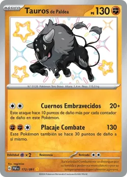 Paldean Tauros #172/091 · Pokémon