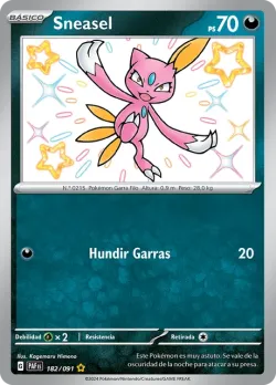 Sneasel #182/091 · Pokémon