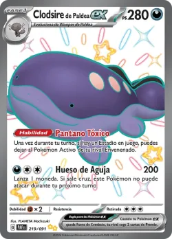 Paldean Clodsire ex #219/091 · Pokémon