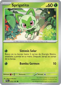 Sprigatito #012/193 · Pokémon