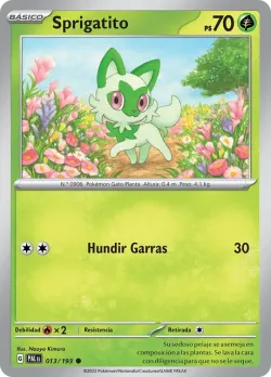 Sprigatito #013/193 · Pokémon