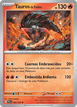 Paldean Tauros #028/193 · Pokémon