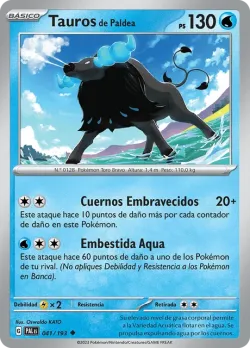 Paldean Tauros #041/193 · Pokémon