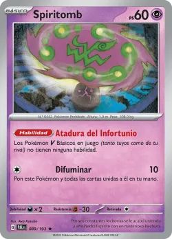 Spiritomb #089/193 · Pokémon