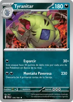 Tyranitar #135/193 · Pokémon
