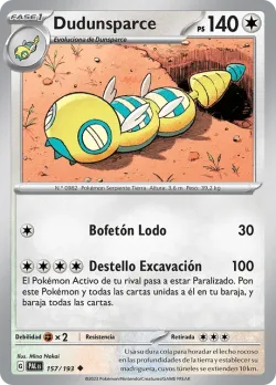 Dudunsparce #157/193 · Pokémon