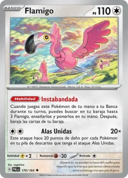 Flamigo #170/193 · Pokémon