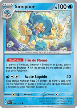 Simipour #042/182 · Pokémon