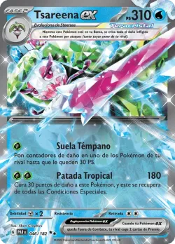 Tsareena ex #046/182 · Pokémon
