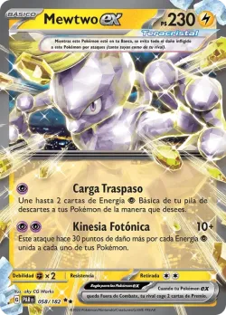 Mewtwo ex #058/182 · Pokémon