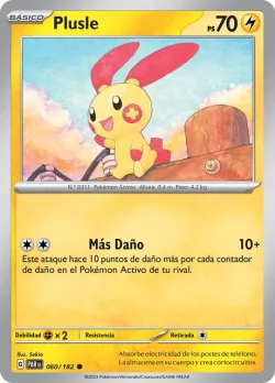 Plusle #060/182 · Pokémon
