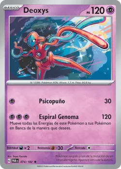 Deoxys #074/182 · Pokémon