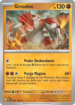 Groudon #093/182 · Pokémon