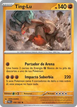 Ting-Lu #109/182 · Pokémon