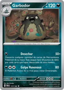 Garbodor #117/182 · Pokémon
