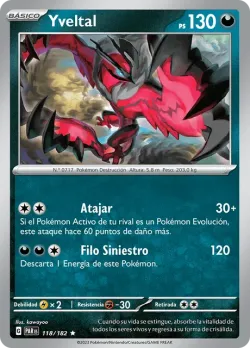 Yveltal #118/182 · Pokémon