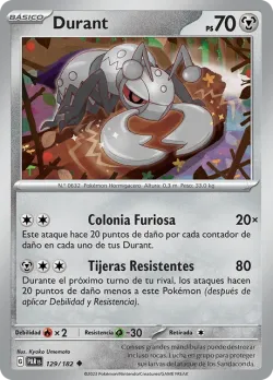 Durant #129/182 · Pokémon