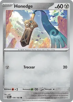 Honedge #130/182 · Pokémon